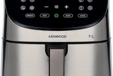 مقلاة صحية 7 لتر 1800 وات HFM80.000SS من كينوود - فضي