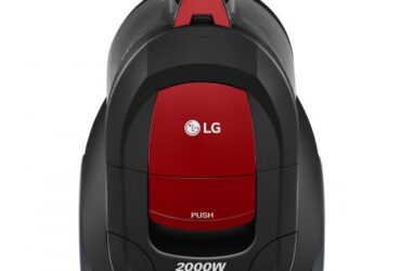 إل جي مكنسة كهربائية 2000 وات باجلس سعة 1.3 لتر لون أحمر VC5420NNTR