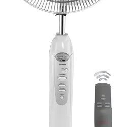 مروحة ستاند فريش رومانتيك 18 بوصة، ريموت كنترول، رمادي