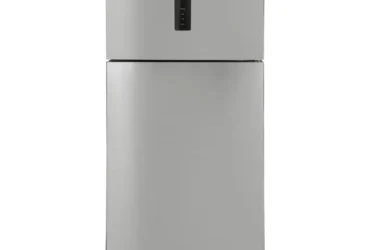 ثلاجة يونيون اير 310 لتر - سمارت ديجيتال - ديفروست - فضي مقبض بلت ان