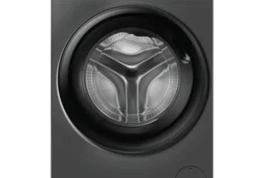 غسالة هاير 8 كجم تحميل أمامي - محرك انفرتر BLDC - بخار - سوبر درام 525 ملم - فضي