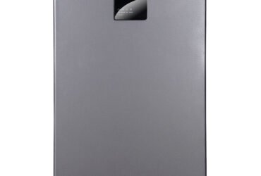 ثلاجة ميني بار يونيون 4.5 قدم، 117لتر، فضي، إزالة الثلج بشاشه ديجتال