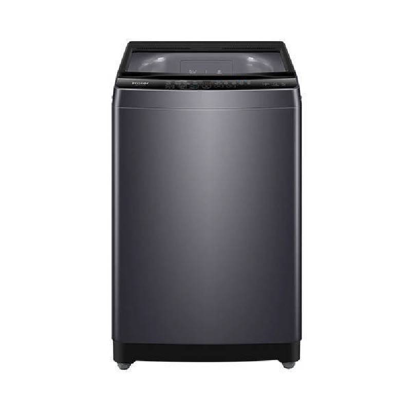 غسالة-هاير-9 غسالة هاير الأوتوماتيكية بلون فضي داكن ذات تحميل علوي بسعة 13 كيلو جرام بمحرك عاكس وشاشة رقمية - HWM130-B2178S - الصورة 1