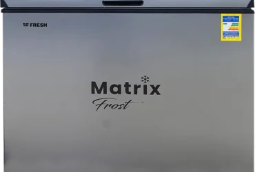 فريزر افقي فريش 270 لتر - فضي - تجميد سريع وعزل مثالي ماتريكس