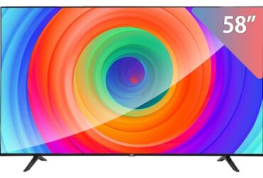 تلفزيون ليد ذكي الترا اتش دي 4 كيه بدون إطار مقاس 58 بوصةتلفزيون جاك 58 بوصة ذكي 4K UHD LED – بدون إطار، واي فاي، نظام أندرويد، لون أسود – موديل 58JC7132F من جاك، أسود - 58JC7132F