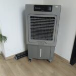 ⁦مبرد هواء 90 لتر متنقل من يونيون اير ديجتال برموت كنترول مع خزان ثلج علوي-لون فضي⁩ - الصورة ⁦4⁩