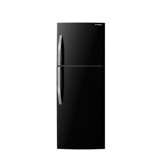 ثلاجة فريش 397 لتر أسود لامع