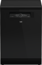 غسالة أطباق بيكو انفرتر، سعة15فرد  زجاج أسود - BDFN36531GB