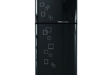 ثلاجة فريش 397 لتر أسود