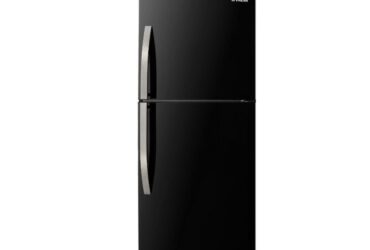 ثلاجة فريش 397 لتر أسود لامع