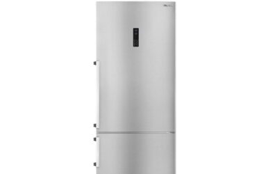 ثلاجة فريش 530 لتر بفريزر سفلي – استانلس ستيل