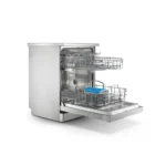 ⁦ميديا غسالة صحون MDWPF1333C (S)-W-EG، WIFI، فلتر مضاد للبكتيريا، رف علوي قابل للتعديل، مؤقت تأخير، نصف حمولة، مساعد شطف، حماية من تسرب المياه، 13 مجموعة، فضي⁩ - الصورة ⁦2⁩