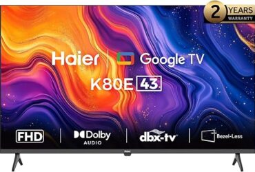 شاشة هاير 43 بوصة K80E FHD سمارت جوجل TV – موديل H43K80EF