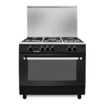 بوتجاز غاز فريش 5 شعله 60/90 جامبو ستار-شواية واشعال امان فرن وشواية اسود