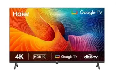 تلفزيون smart 43 من هاير - بوصة FHD بنظام تشغيل جوجل – موديل H43K80EF – أسود – 2026