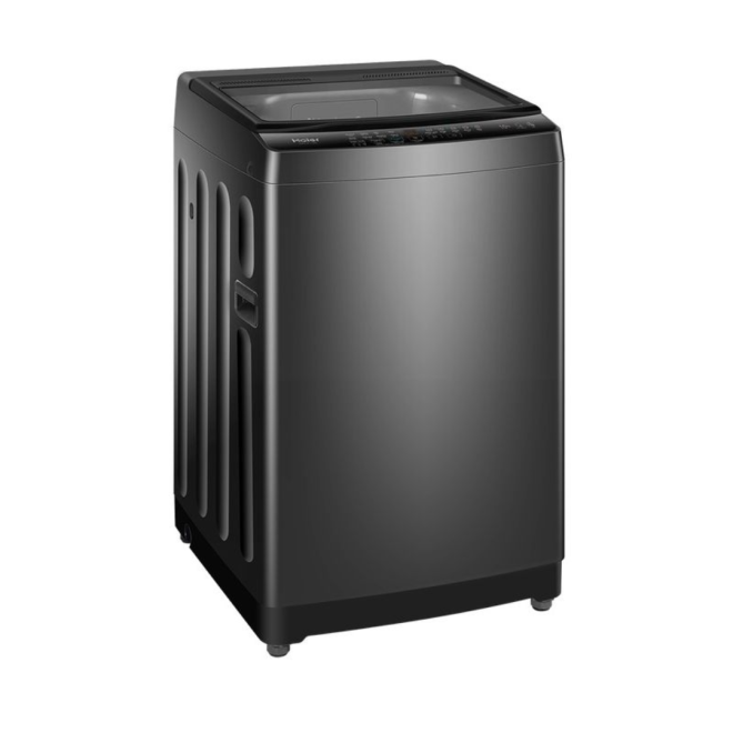 ⁦غسالة هاير موديل HWM130-316S6 تحميل علوي سعة 13 كجم باللون الفضي الداكن⁩ - الصورة ⁦2⁩