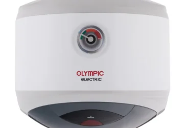 سخان مياه كهربائي أوليمبيك هيرو لايت بتحكم ميكانيكي 30 لتر – أبيض – موديل لايت