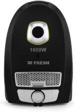 مكنسة فريش فاستر 1600 وات، كيس اتربة 3.5 لتر، أسود، FB-1600A