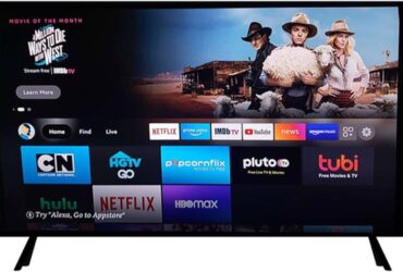 تلفزيون بلوتو ليد ذكي مقاوم للكسر مقاس 55 بوصة مع ريسيفر داخلي مدمج بدقة4Kاندرويد13