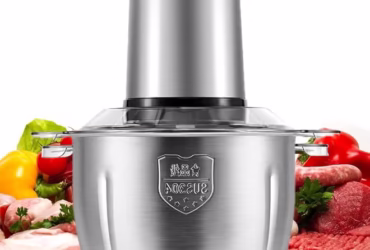 كبة لحوم وخضروات 800واط شفشق ستالس سعه 3لتر من هامبورج