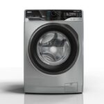 ⁦غسالة زانوسي أوتوماتيك ستيم ماكس 9 كيلو فضي , موتور انفرتر باب فضي غامق⁩ - الصورة ⁦2⁩