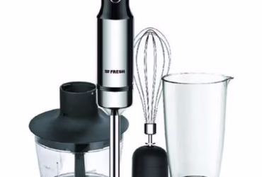 خلاط يدوي - HB-800FO أسود/فضي من فريش