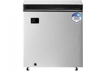 ديب فريزر ديفروست أفقي شاشة ديجيتال 145 لتر لون فضي يونيون اير UC-200VVA-DH