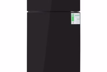 ثلاجة نوفروست350 لتر صافي تحكم ديجتال لون اسود موديلURN420LBL من يونيون اير