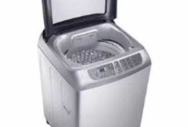 غسالة أوتوماتيكية تحميل علوي، سعة 14 كيلوغرام، اللون فضي من سامسونج WA14F5S4UWA/AS.