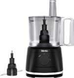 محضر طعام من مينتا موديل FP141335A مع تحكم بالسرعة وشفرة قابلة للتبديل بقوة 1000 واط لون أسود سعة 2.5 لتر