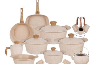 طقم حلل جرانيت من إيديال هوم 23 قطعة