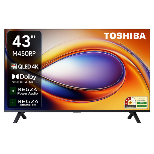 شاشة توشيبا 43 بوصة FHD سمارت Frameless بصوت Dolby